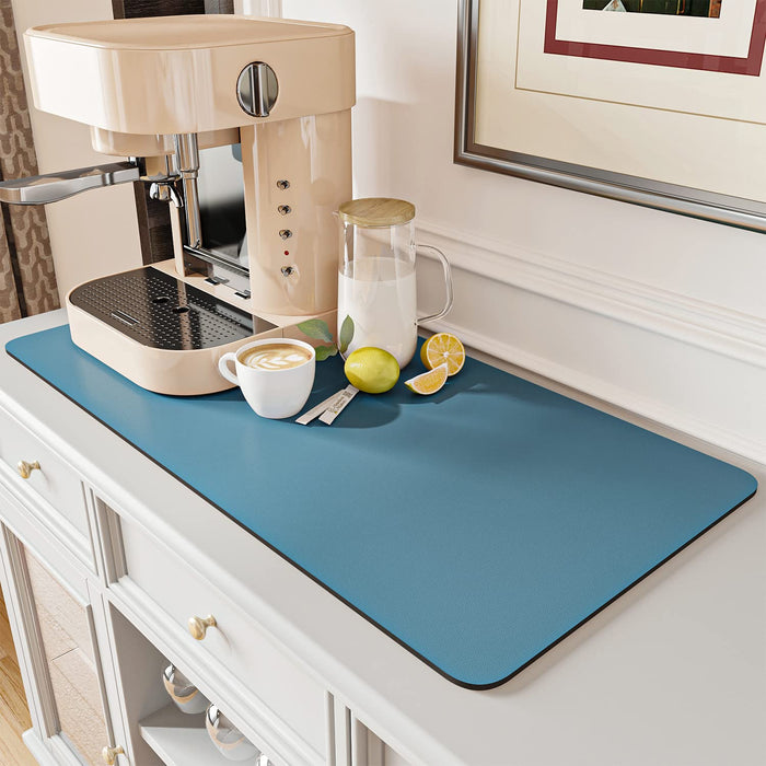 1pc Absorbent Microfiber Dish Drying Mat - Perfect for Keeping Your Kitchen Counter Clean and Organized!