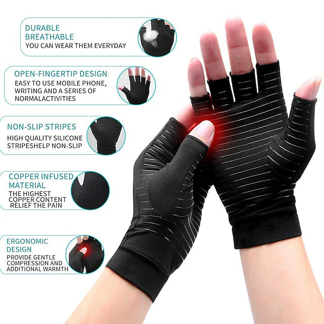 Copper Arthritis Compression Arthritis Gloves