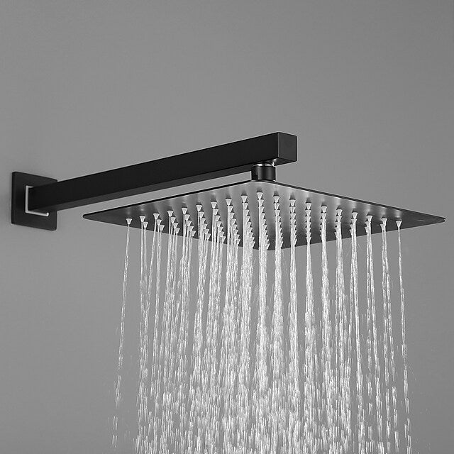 10 inch Shower Head Bathroom Luxury Rain Luxury Rain Mixer Shower Mixer Shower Complete Combo Set Wall Mounted