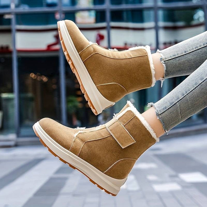 Women's Boots Snow Boots Plus Size Winter Boots Outdoor Daily Fleece Lined Booties Ankle Boots