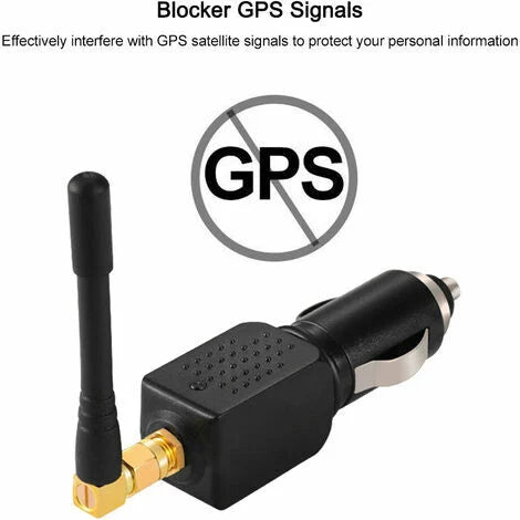 Car GPS Blocker Anti Signal Tracking Blocker Car Cigarette Lighter Power Supply