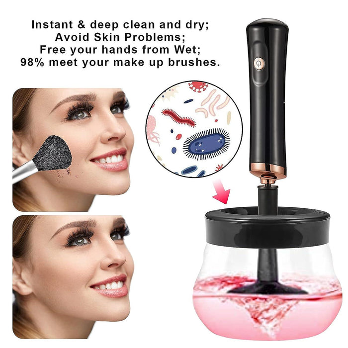 Electric Makeup Brush Cleaner Cosmetics Makeup Brushes Cleaner Tools Auto Cleaning