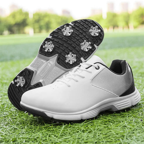 Men's Casual Shoes Leather Shoes Golf Sporty Classic Athletic Leather Breathable