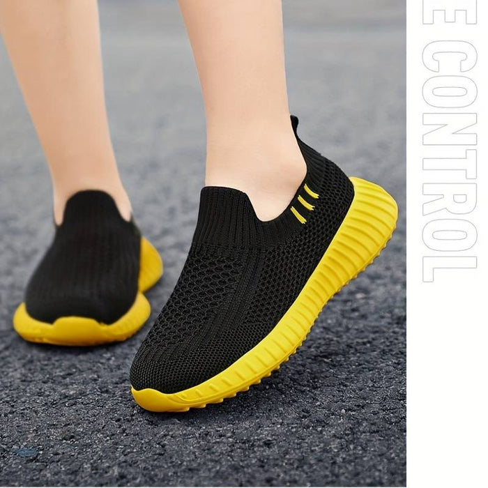 Boys Girls' Sneakers Daily Casual Breathable Mesh Noctilucent Non-slipping Big Kids(7years +)