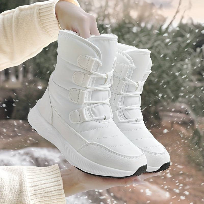 Women's Boots Snow Boots Plus Size Winter Boots Outdoor Work Daily Fleece Lined Booties Ankle Boots