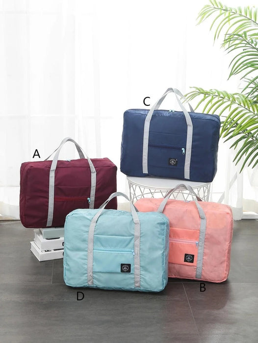 Foldable Large-capacity Travel Storage Bag, Lightweight Multi Duffel HandBag With Zipper