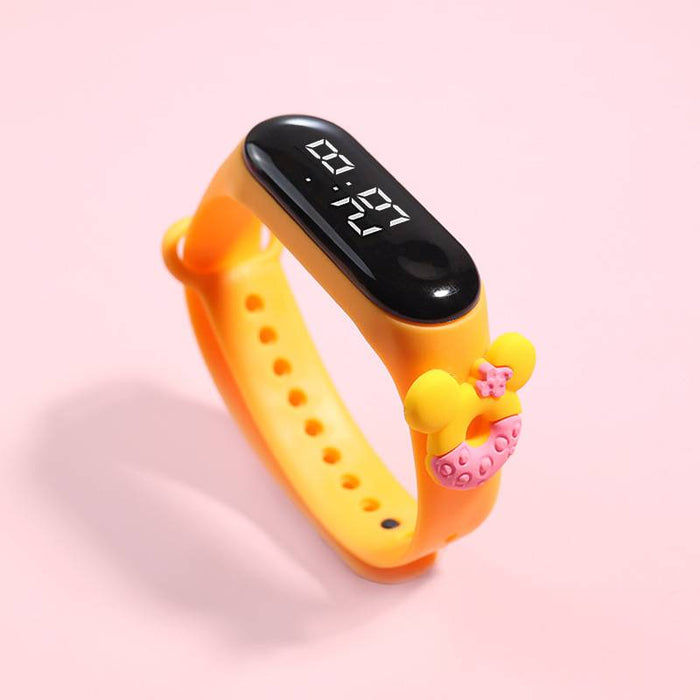 Kids Digital Watch Cartoon Princess Watch Waterproof Smart Touch Sports Bracelet Clock Kids