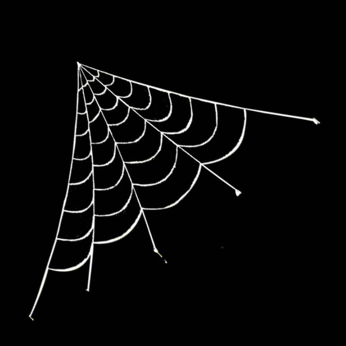 Giant Halloween Spider Decoration Light Up Spider Web for Spooky Indoor & Outdoor Parties