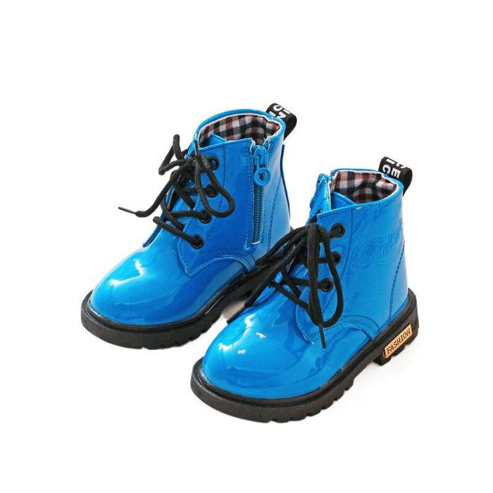 Girls' Boots Daily Bootie School Shoes Patent Leather Portable Breathability Non-slipping