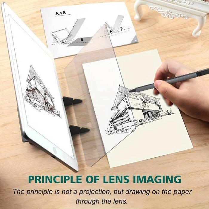 Drawing Projection Optical Drawing Board Sketch Mirror Facing Copy Table Reflection