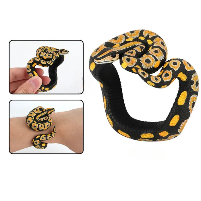 children's toy bracelet 7 hand-painted simulation snake shape play cool python wear decorations