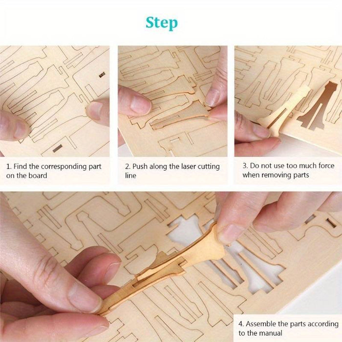3D Wooden Puzzles DIY Model Empty Love Puzzle Toy Gift for Adults and Teens Christmas/Birthday Gift