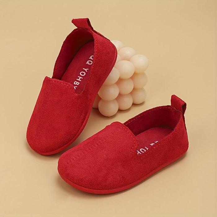 Boys Girls' Flats Daily Suede Little Kids(4-7ys) Toddler(2-4ys) Daily Yellow Red Green Summer Spring Fall