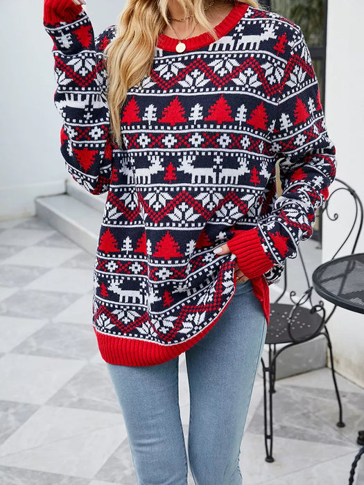 Women's Ugly Christmas Sweater Pullover Sweater Jumper Christmas Sweaters Crew Neck