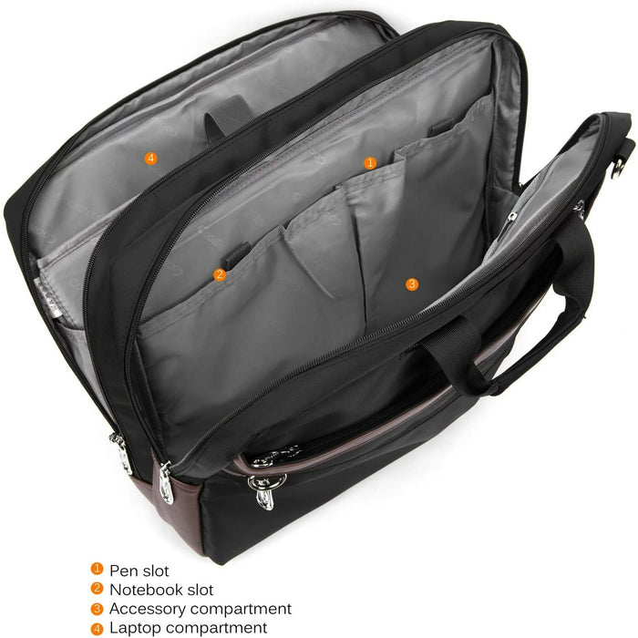 15.6 inch/17.3 inch Convertible Backpack Laptop Messenger Bag Shoulder Bag Multi-Functional