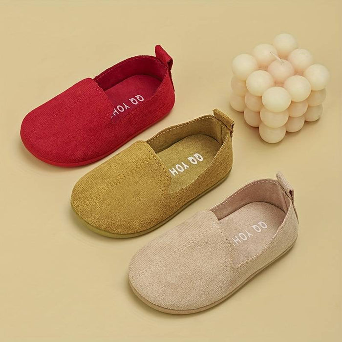 Boys Girls' Flats Daily Suede Little Kids(4-7ys) Toddler(2-4ys) Daily Yellow Red Green Summer Spring Fall