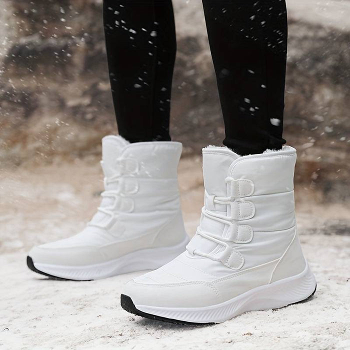 Women's Boots Snow Boots Plus Size Winter Boots Outdoor Work Daily Fleece Lined Booties Ankle Boots