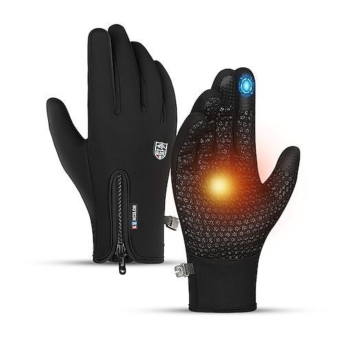 Winter Gloves Bike Gloves / Cycling Gloves Touch Gloves Waterproof Zipper Skiing Thick