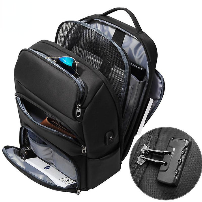 Multi-layer Storage Waterproof Premium Backpacks Anti-thief Design for Men 17 Inch Laptop