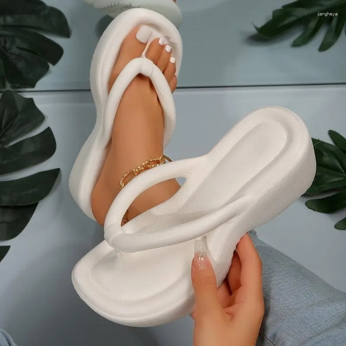 Women's Sandals Slippers Flip-Flops Wedge Heels Flip-Flops Outdoor Slippers Outdoor