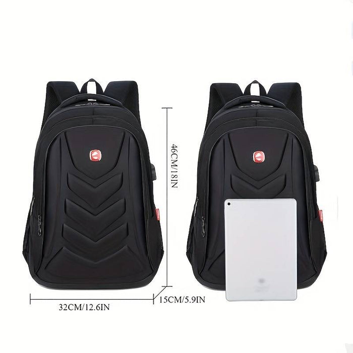 1pc New Fashion Pressed Shell Business Backpack Casual Men's Computer Bag