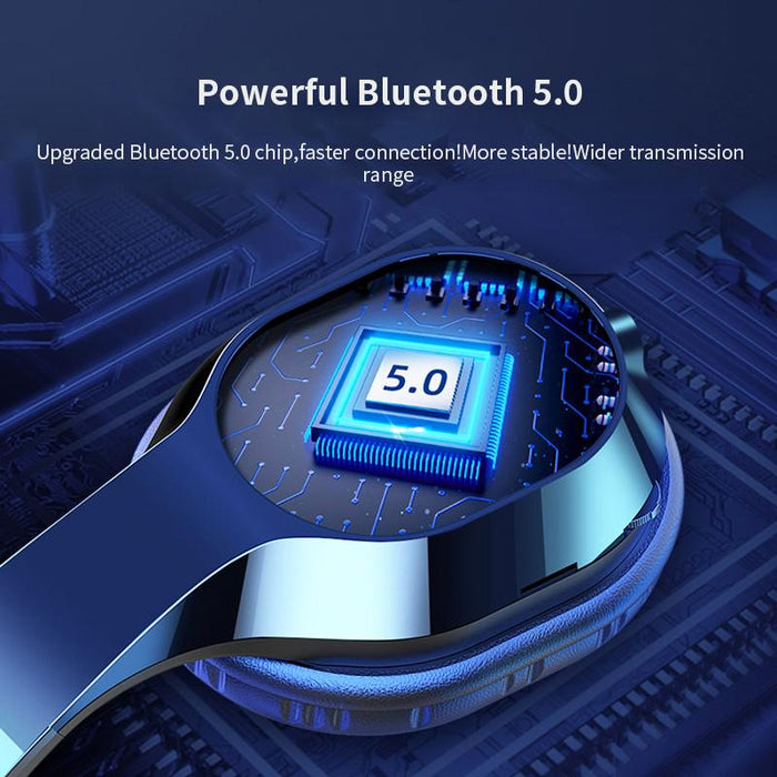 Bluetooth 5.0 Headphone Stereo Earphones Bass Studio Headphones Wireless Bluetooth Headphones for Computer