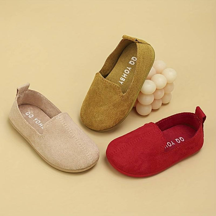 Boys Girls' Flats Daily Suede Little Kids(4-7ys) Toddler(2-4ys) Daily Yellow Red Green Summer Spring Fall