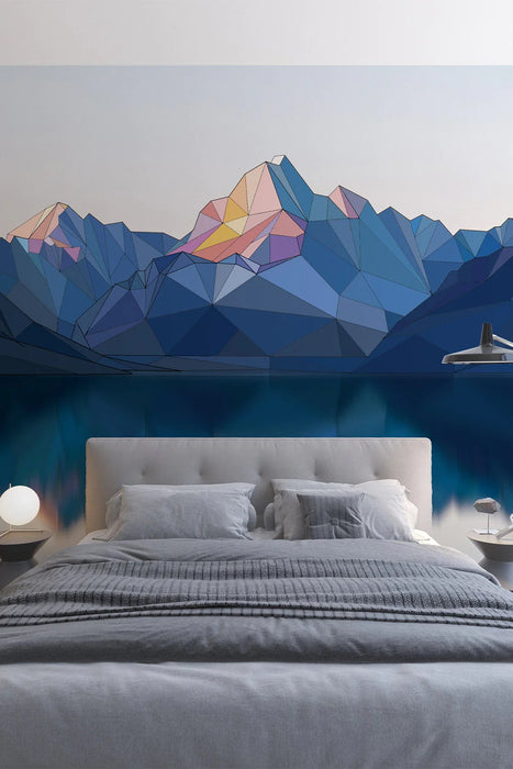 Landscape Wallpaper Mural Mountain Wall Covering Sticker Peel and Stick Removable PVC/Vinyl Material