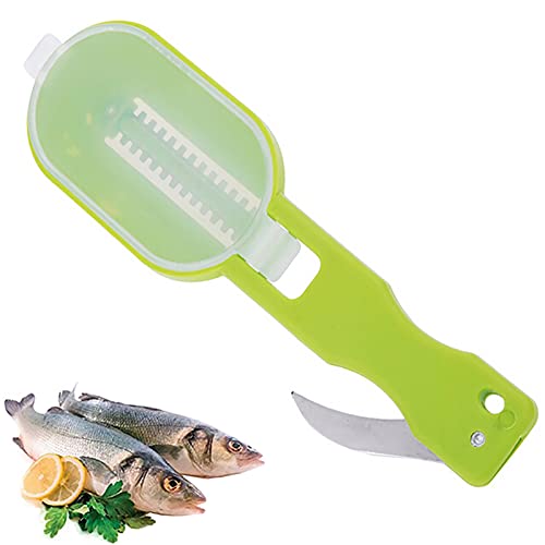 Fish Skin Brush Fast Remove Fish Scale Scraper Planer Tool Fish Scaler Fishing Knife
