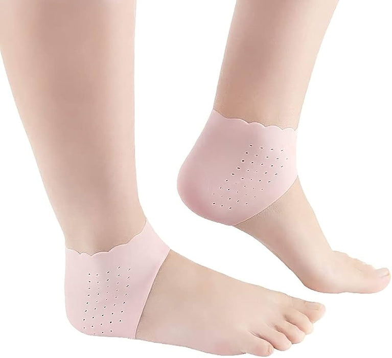 2Pcs/pair Feet Care Socks Silicone Moisturizing Gel Heel Socks Foot Skin Care