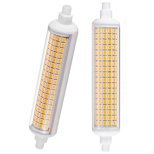 2pcs Dimmable R7S LED Bulbs 13W J Type 118MM J118 Replace Halogen 100W 120W