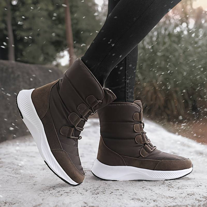 Women's Boots Snow Boots Plus Size Winter Boots Outdoor Work Daily Fleece Lined Booties Ankle Boots