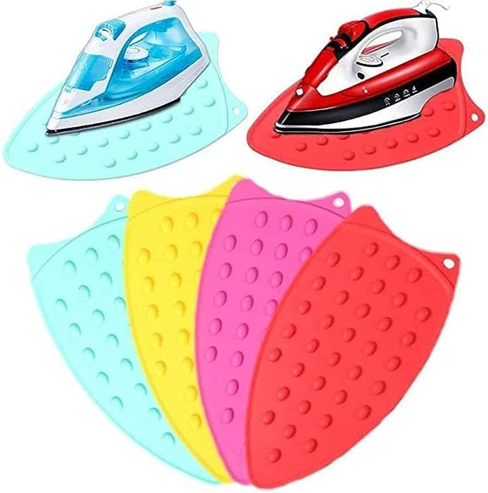 Silicone Heat Insulation Mat Clothes Ironing Mat Foldable Household Solid Color Silicone Iron Mat