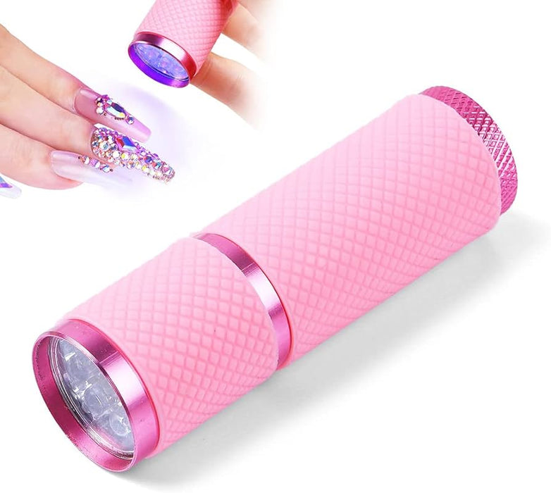 UV Light 21 LED Flashlight UV Torch Ultraviolet Lamp Outdoor Nail Dryer for Gel Nails