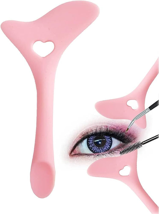 Silicone Eyeliner Makeup Stencils Wing Tips Mascara Drawing Lipstick Wearing