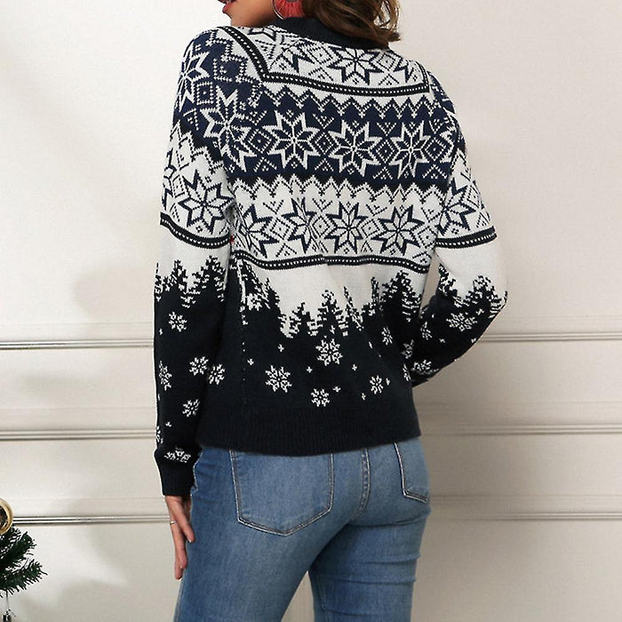 Women's Ugly Christmas Sweater Pullover Sweater Jumper Christmas Sweaters Crew Neck Ribbed
