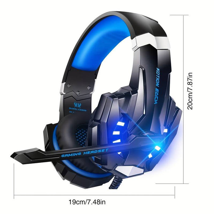 Stereo Gaming Headset for Xbox One PS4 PS5 PC Controller, Noise Cancelling Over Ear Headphones with Mic