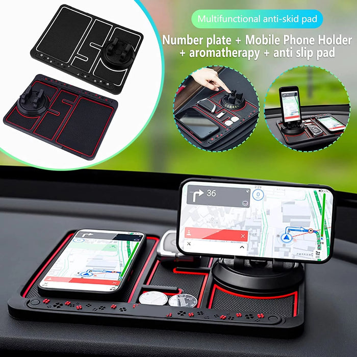 Multifunctional Car Anti-Slip Mat Non-Slip Phone Sticky Anti Slip Dash Mount Phone Silicone Car Board Mat Pad