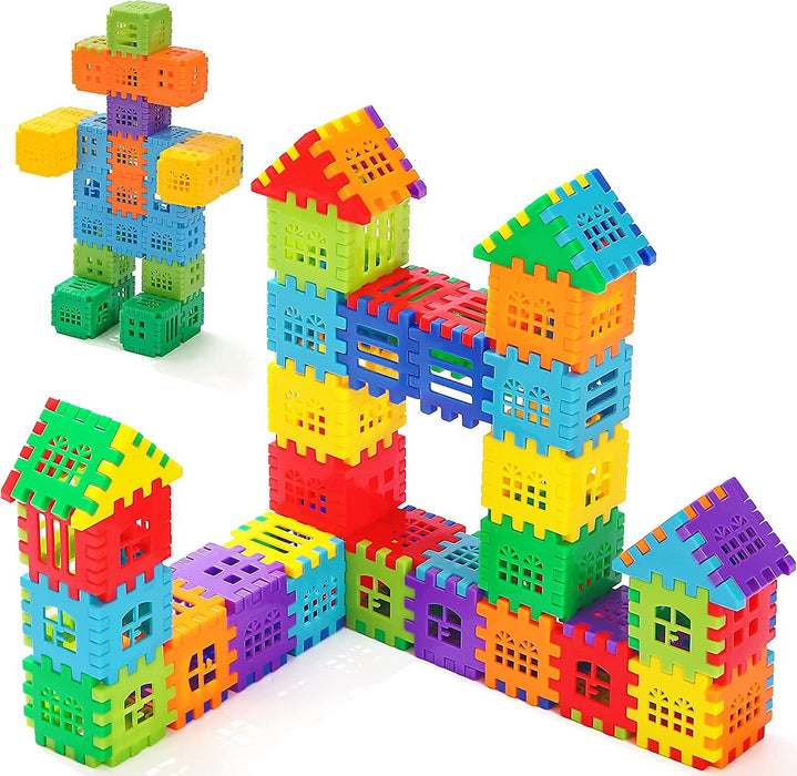 103pcs Villa Building Block Toys House Splicing Toys Montessori Toys For Young Children Fine Motor Skills