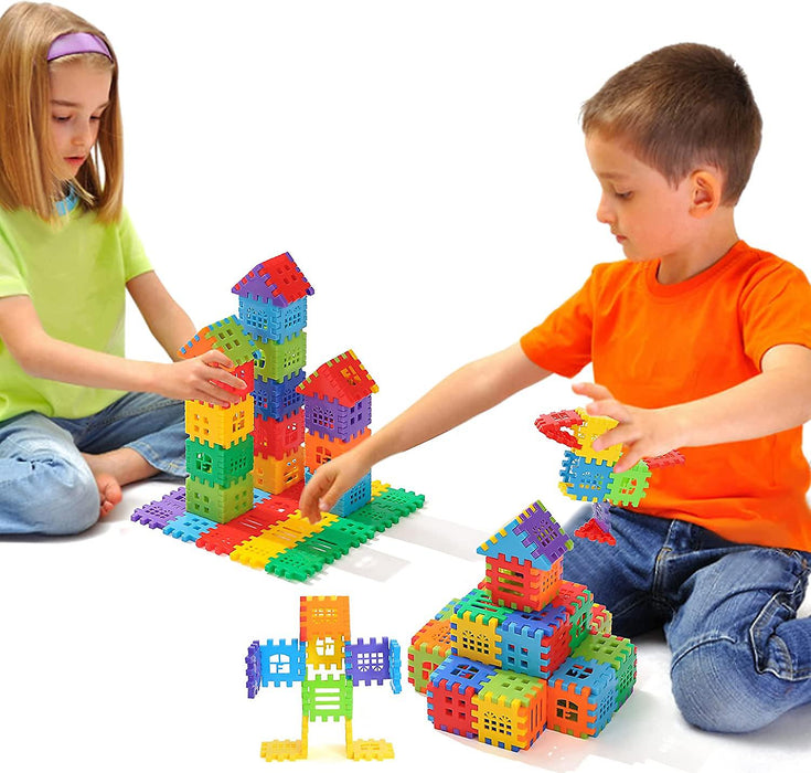 103pcs Villa Building Block Toys House Splicing Toys Montessori Toys For Young Children Fine Motor Skills