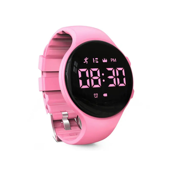 Kids Led Digital Pedometer Watch, Non-Bluetooth LED Fitness Tracker Watch With Vibrating Alarm Clock