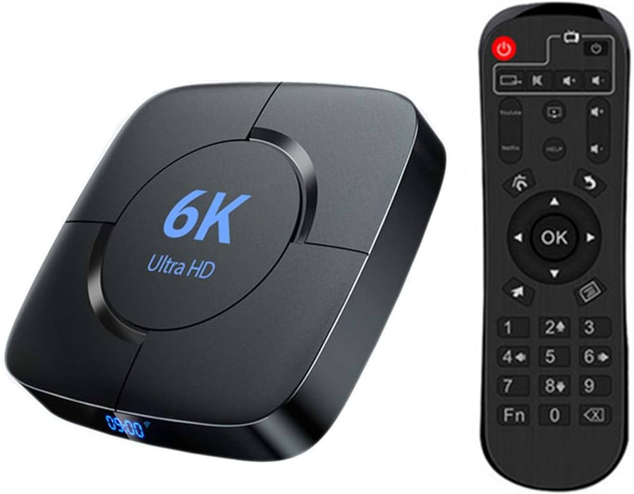 Tv-box 6k Smart Tv Box Media Player Hd 3d Netwerk Digitale Ondersteuning 2.4g & 5g Wifi