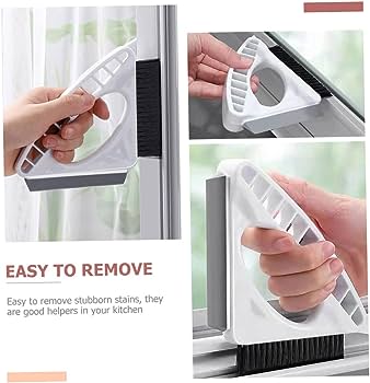 1pc Window Groove Cleaning Brush Triangular Brush Household Cleaning