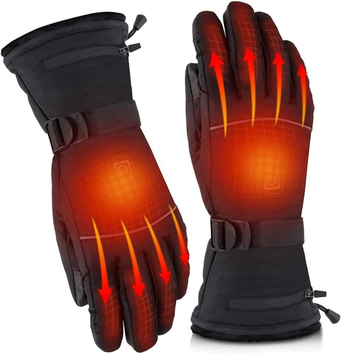 Heated Gloves Electric Heated Gloves Camping Hand Warmers Winter Warm Touchscreen Gloves for Men