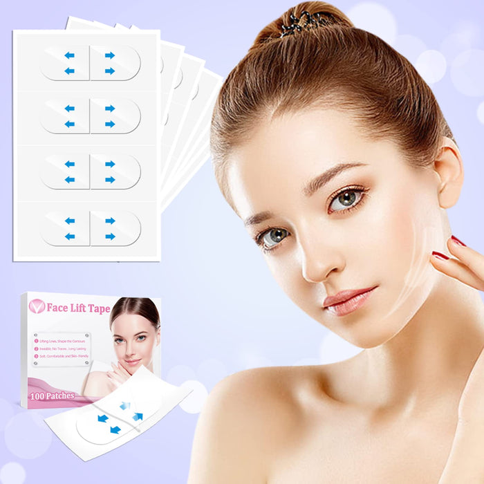 Face Lift Tape Wrinkle Patches - Face Tape Lifting Invisible, Instant Face Lift V-shaped Face,
