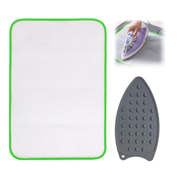 Silicone Heat Insulation Mat Clothes Ironing Mat Foldable Household Solid Color Silicone Iron Mat
