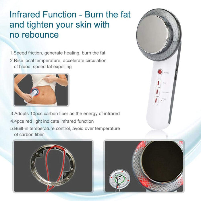 HailiCare Three-in-One Ultrasonic Cavitation Anti Cellulite Remover EMS Body Slimming