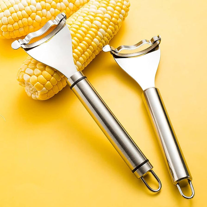 Stainless Steel Corn Stripper with Self-adhesive Hook Corns Threshing Corn Thresher