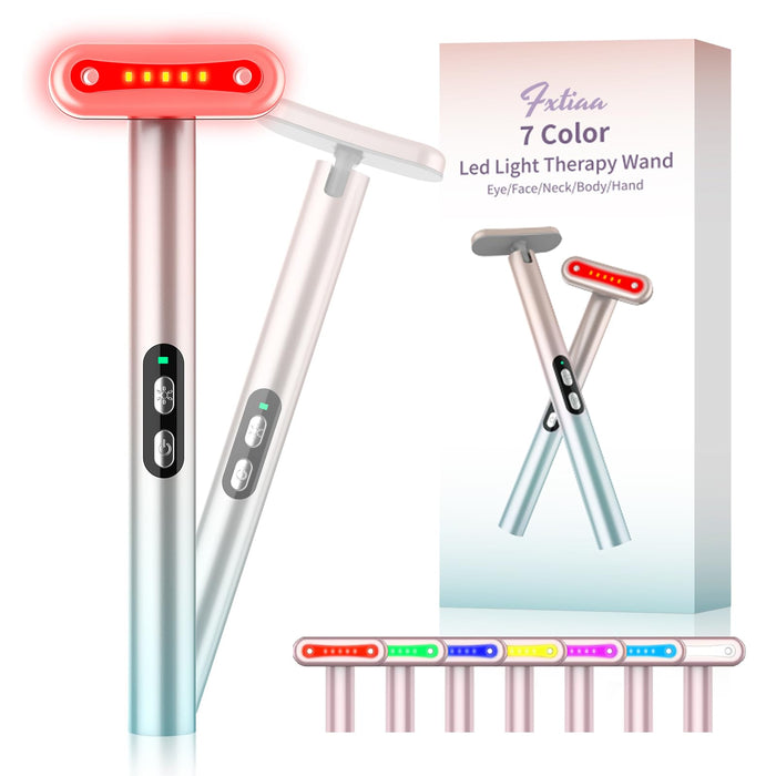Led Red Light Therapy Face Eye Dark Spots Hyperpigmentation Mini Microcurrent Small Wand