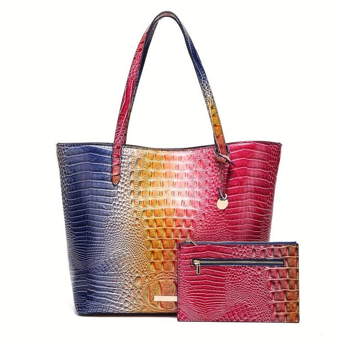 Women's Handbag Crossbody Bag Bag Set PU Leather Office Daily Zipper Anti-Slip Adjustable Large Capacity